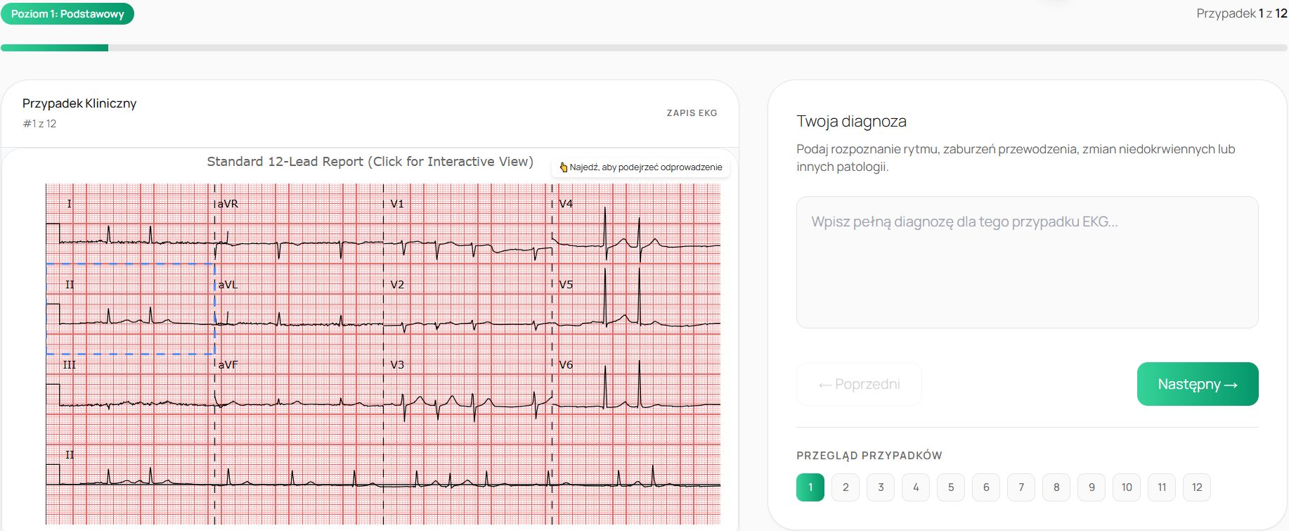 EKG Tutor - Clinical Reporting